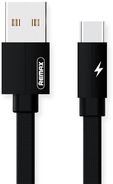 Kabel Remax Kerolla Type-C Data/Charge 1 m Black (RC-094a 1M black) - obraz 1