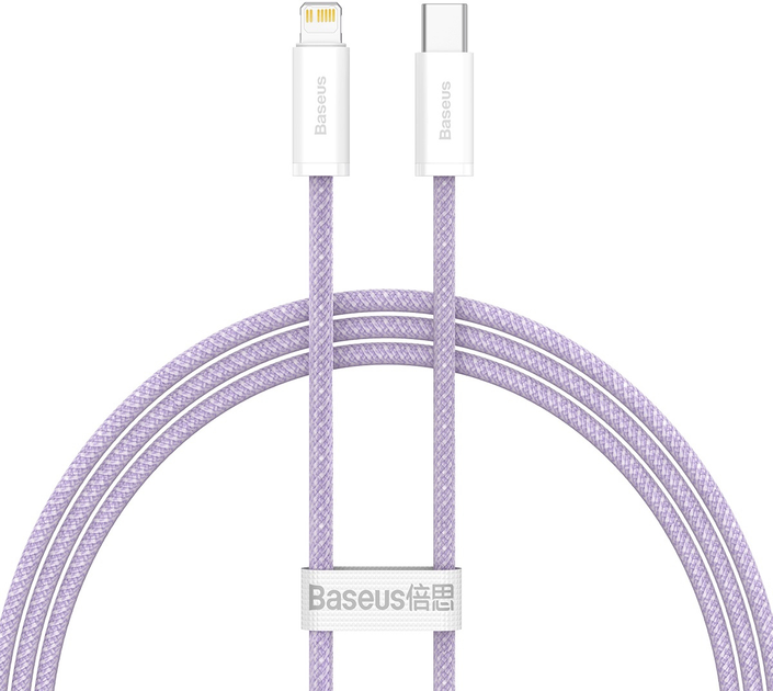 Kabel Baseus Dynamic Series Fast Charging Data Cable Type-C to iP 20 W 2 m Purple (CALD000105) - obraz 1
