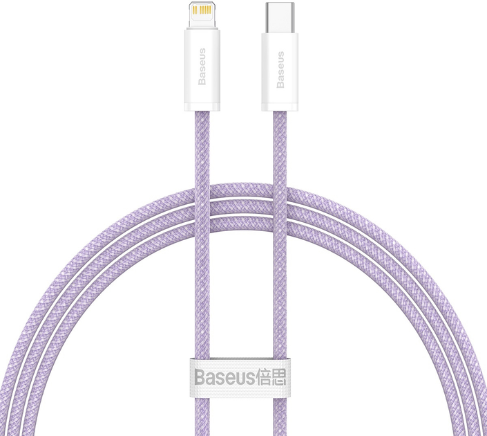 Kabel Baseus Dynamic Series Fast Charging Data Cable Type-C to iP 20 W 2 m Purple (CALD000105) - obraz 1