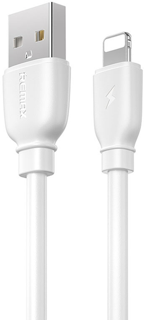 Кабель Remax Suji Series USB to Lightning White (RC-138i White) - зображення 1