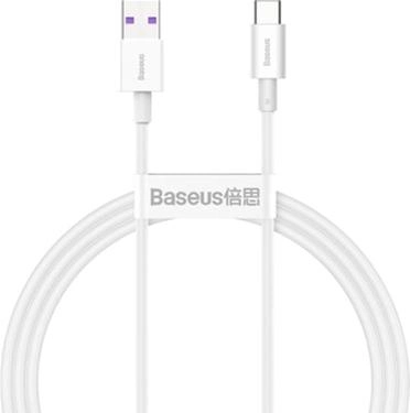 Kabel Baseus Superior Series USB to Type-C 66 W 1 m White (CATYS-02) - obraz 1