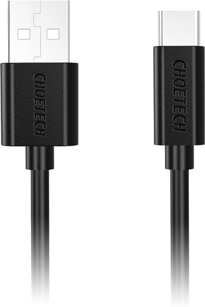 Kabel Choetech AC0002 USB 2.0 Black (6971824970692) - obraz 1