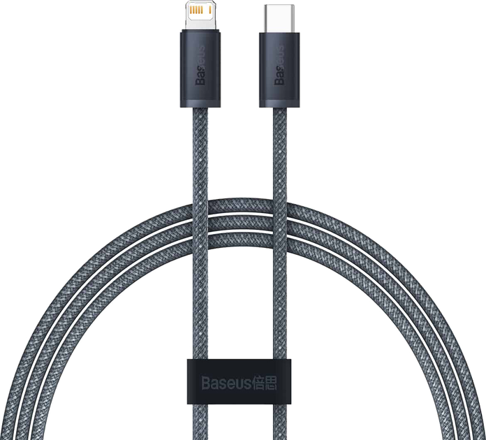 Kabel Baseus Dynamic Series Type-C to iP 20 W 1 m Fast Charging Slate Gray (CALD000016) - obraz 1