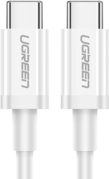 Kabel Ugreen US264 USB Type-C to USB Type-C 60 W ABS Cover 3 A 2 m White (6957303865208) - obraz 2