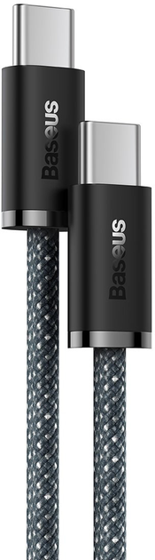 Kabel Baseus Dynamic Series Fast Charging Data Cable Type-C to Type-C 100 W 1 m Slate Gray (CALD000216) - obraz 2