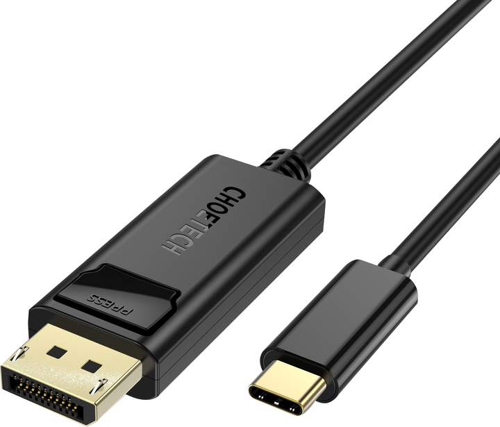 Kabel Choetech USB Type-C do DisplayPort (XCP-1801BK) - obraz 1