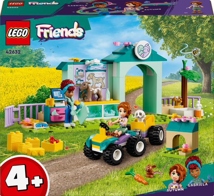 Конструктор LEGO Friends Ветеринарна клініка для сільськогосподарських тварин 161 деталей (42632) - зображення 1