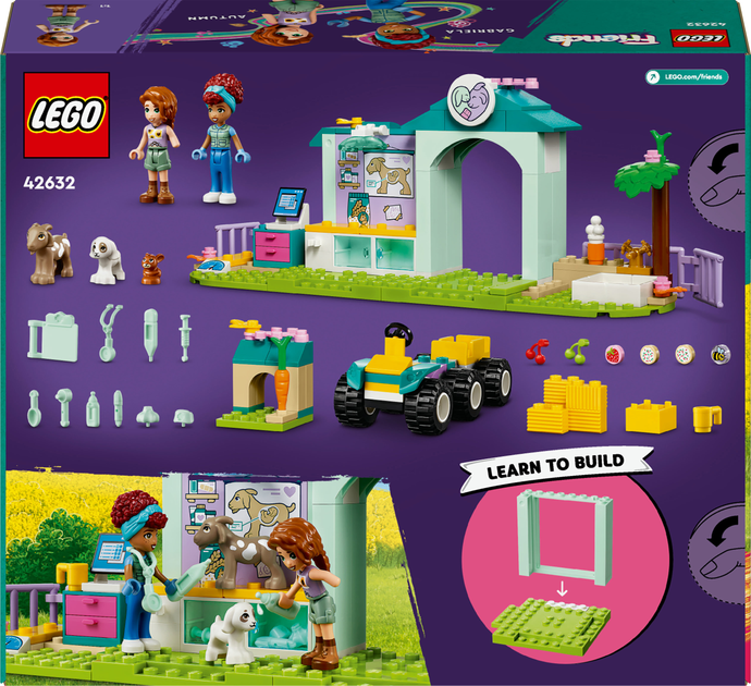 Zestaw klocków LEGO Friends Lecznica dla zwierząt gospodarskich 161 element (42632) - obraz 10