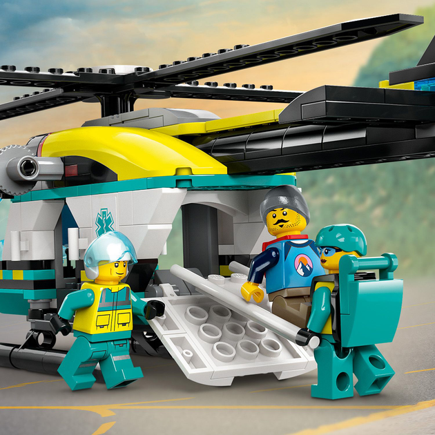 Конструктор LEGO City Гелікоптер аварійно-рятувальної служби 226 деталей (60405) - зображення 7