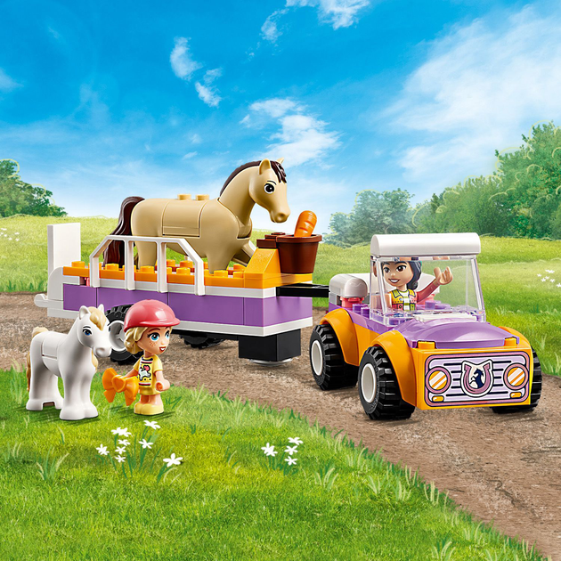 Конструктор LEGO Friends Причіп для коня й поні 105 деталей (42634) - зображення 5
