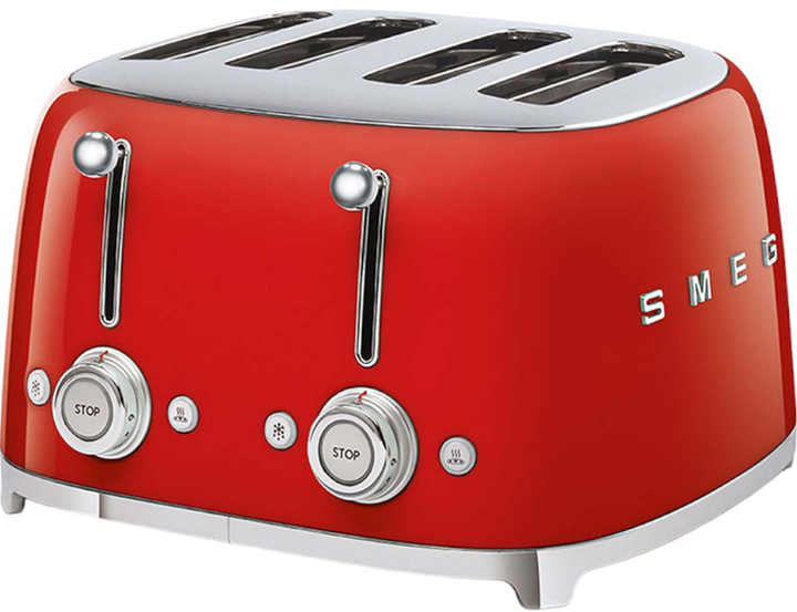 Тостер Smeg 50' Style Red TSF03RDEU (8017709263355) - зображення 2