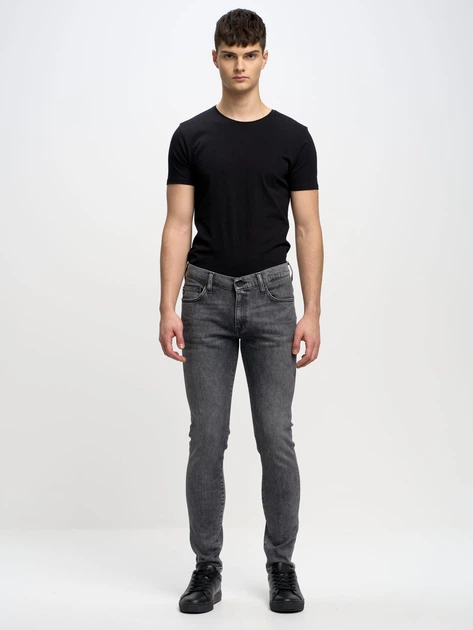 Jeansy slim fit męskie Big Star Deric-993 W30-L32 Szare (5900714628451) - obraz 3