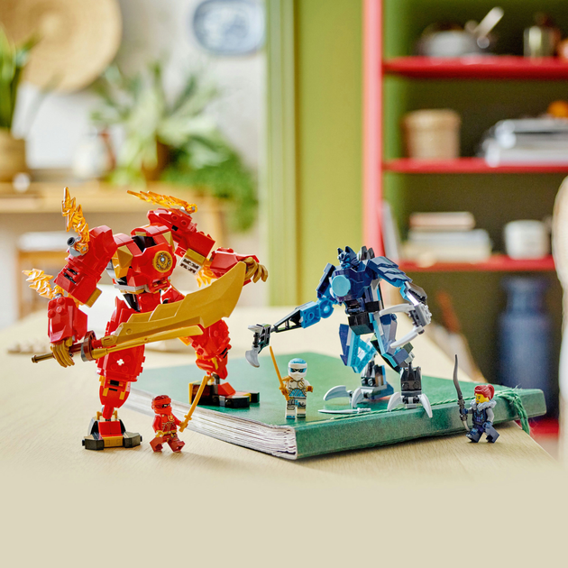 Zestaw klocków LEGO NINJAGO Mech żywiołu ognia Kaia 322 elementy (71808) - obraz 3