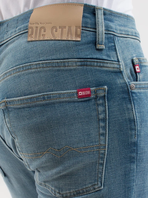 Jeansy skinny męskie Big Star Jeffray-266 W34-L32 Niebieskie (5900714683139) - obraz 6