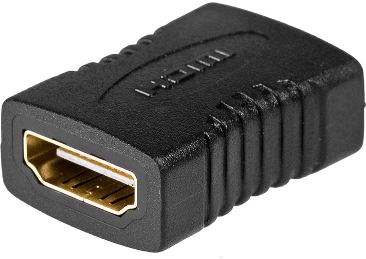 Adapter Akyga HDMI - HDMI F/F Black (5901720130389) - obraz 1