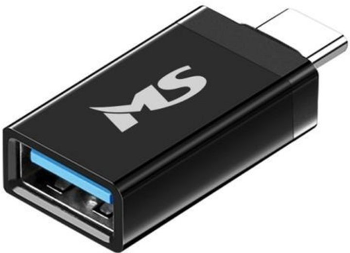 Adapter MS M-AC USB Type A - Type-C OTG Black (3856005184880) - obraz 1