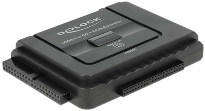 Адаптер Delock USB Type-A - SATA/IDE 40 pin/IDE 44 pin Black (4043619614868) - зображення 2