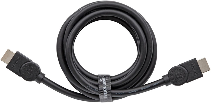 Кабель Manhattan HDMI - HDMI M/M 2 м Black(766623354080) - зображення 1