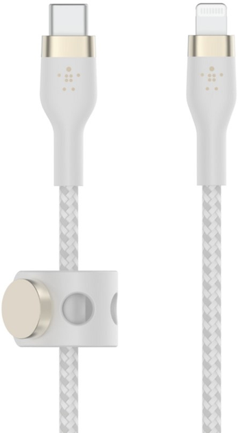 Кабель Belkin Lightning - USB Type-C 2 м White (745883832545) - зображення 1