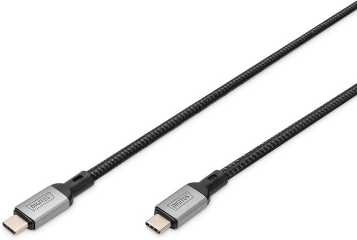 Kabel Digitus USB Type-C - USB Type-C M/M 1 m Black (4016032485865) - obraz 1