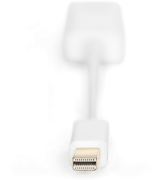 Kabel adapter Digitus mini Displayport - HDMI M/F 0.15 m White (4016032328599) - obraz 2