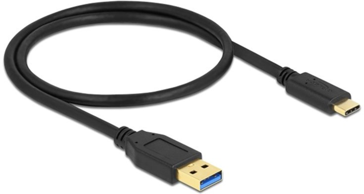 Кабель Delock USB Type-C - USB Type-A M/M 0.5 м Black (4043619838691) - зображення 1