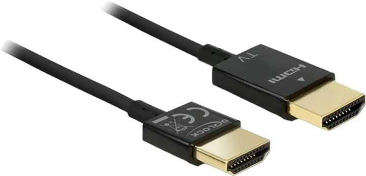 Kabel Delock HDMI M/M 4.5 m Black (4043619847754) - obraz 1