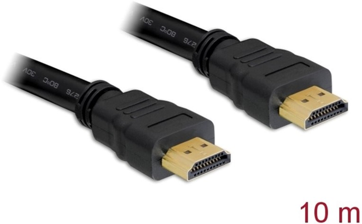 Кабель Delock HDMI M/M 10 м Black (4043619827091) - зображення 1
