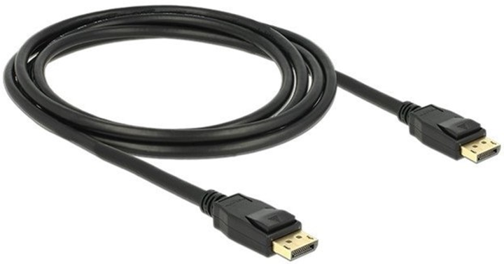 Кабель Delock Displayport M/M 2 м Black (4043619838066) - зображення 1