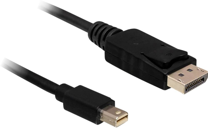 Кабель Delock mini DisplayPort - DisplayPort M/M 5 м Black (4043619834792) - зображення 1