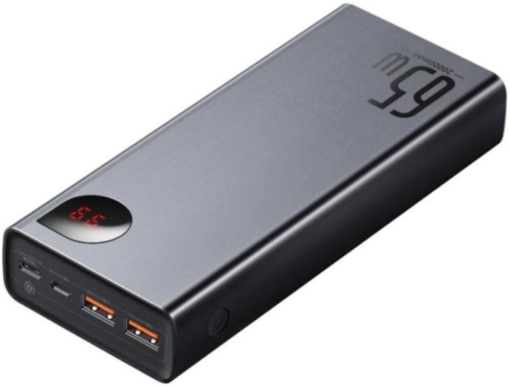 Powerbank Baseus Adaman Metal Digital Display 20000 mAh 65 W, Black (PPIMDA-D01) - obraz 3