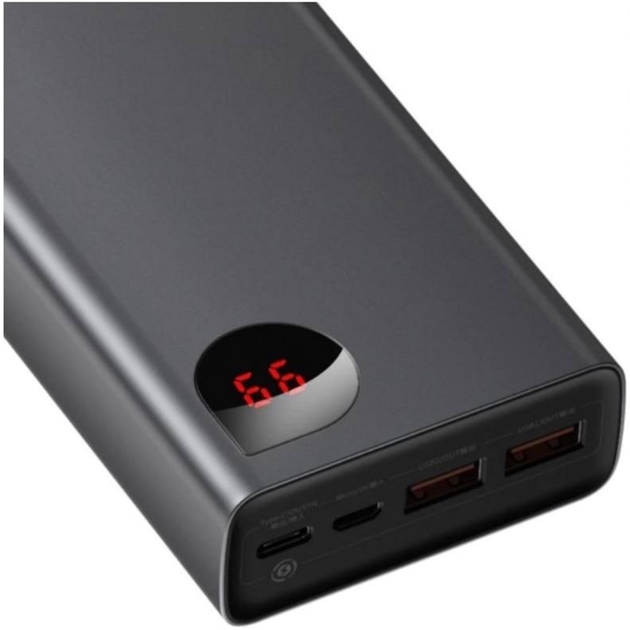 Powerbank Baseus Adaman Metal Digital Display 20000 mAh 65 W, Black (PPIMDA-D01) - obraz 5