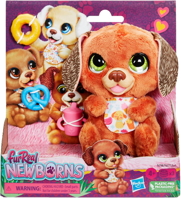 Interaktywna zabawka Hasbro FurReal Newborns Puppy (5010994189259) - obraz 1