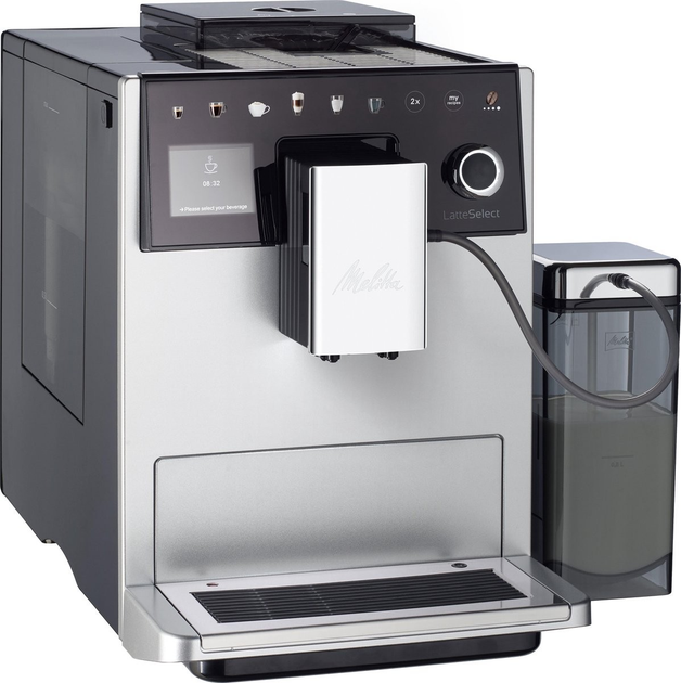 Кавомашина Melitta LatteSelect F63/0-201 сріблясто-чорна - зображення 3