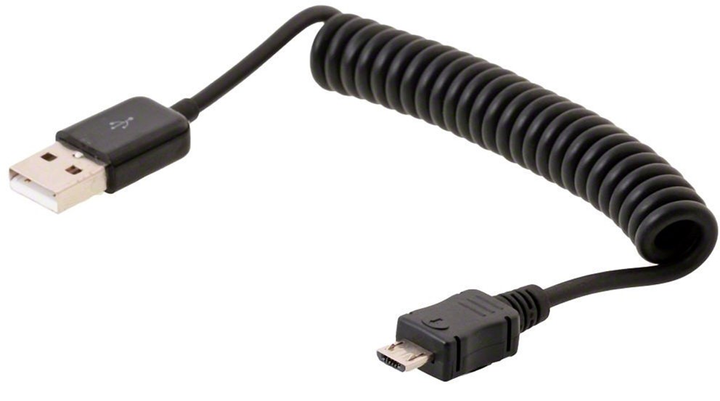 Кабель Delock USB Type-A - micro-USB M/M 0.6 м Black (4043619831623) - зображення 1