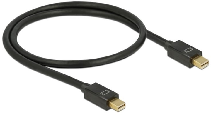 Kabel Delock mini DisplayPort M/M 0.5 m Black (4043619834723) - obraz 2