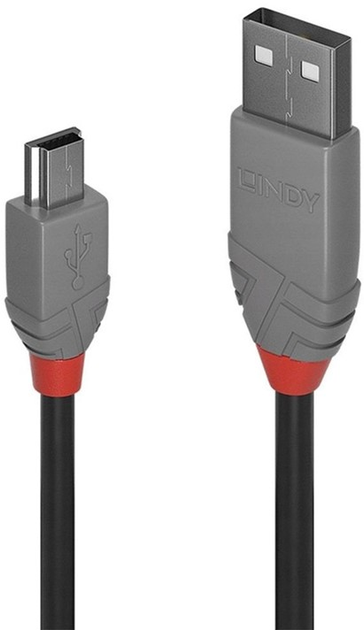 Кабель Lindy USB Type-C - USB Type-B M/M 3 м Black (4002888369435) - зображення 1