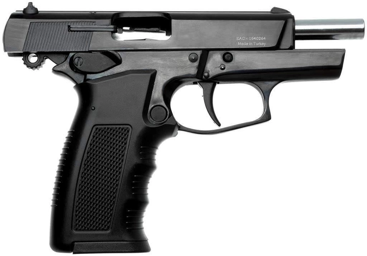 Стартовый шумовой пистолет Ekol Aras Compact Black + 20 холостых патронов (9 мм) - изображение 2