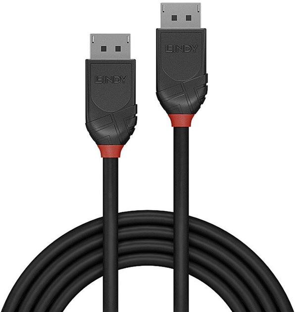 Kabel Lindy DisplayPort 1.2 M/M 1.5 m Black (4002888364942) - obraz 2