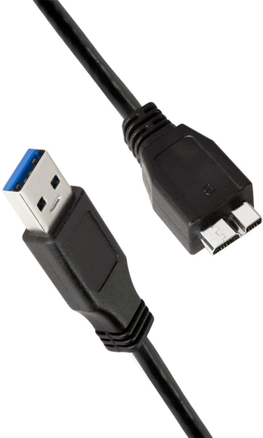 Кабель LogiLink USB Type-A 3.0 - micro-USB M/M 0.6 м Black(4052792001006) - зображення 2
