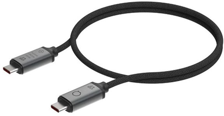 Kabel Linq USB Type-C M/M 1 m Black (8720574620511) - obraz 1