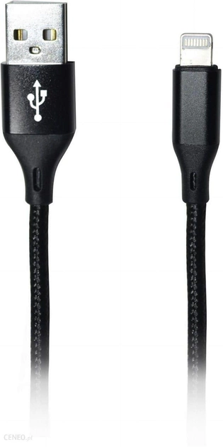 Kabel Msonic USB Type-A - Lightning 1 m Black (4718308535785) - obraz 1