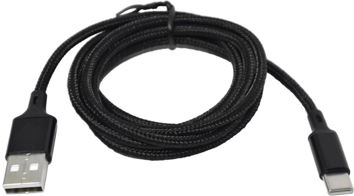 Kabel Msonic USB Type-A - USB Type-C 1 m Black (4718308536430) - obraz 1