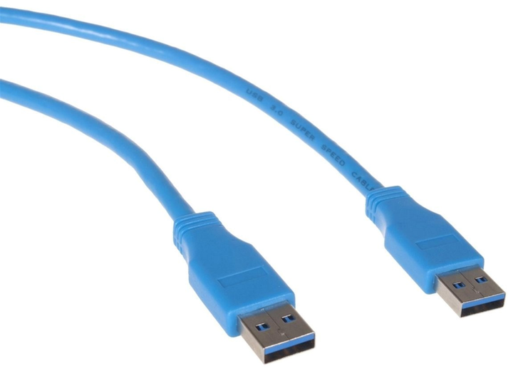 Кабель Maclean USB Type-A 3.0 - USB Type-A 3.0 1.8 м Blue (5902211105275) - зображення 1