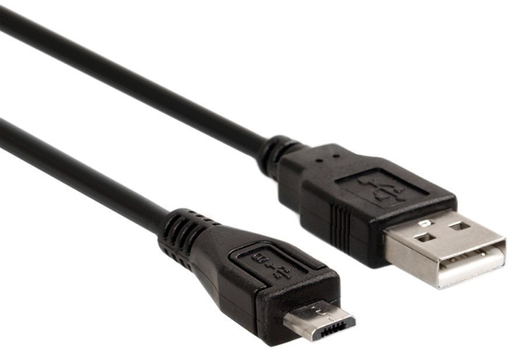 Кабель Maclean USB Type-A - micro-USB 1.5 м Black (5902211112396) - зображення 1
