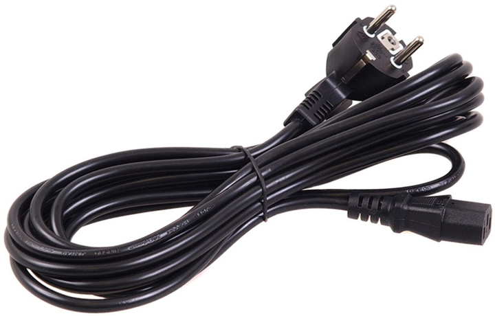 Kabel zasilający Maclean IEC-C13 - Schuko 5 m Black (5902211102366) - obraz 3
