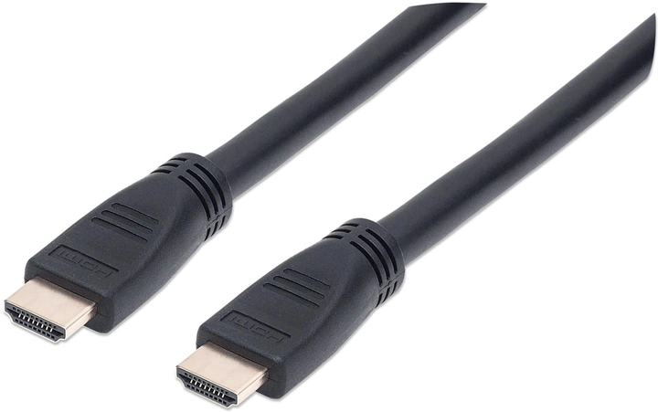 Kabel Manhattan HDMI 2.0 M/M 10 m Black (766623353977) - obraz 1