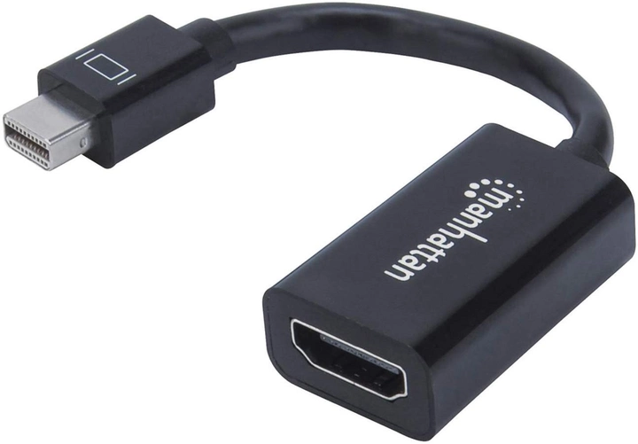 Кабель Manhattan mini DisplayPort - HDMI 0.15 м Black (766623151528) - зображення 1