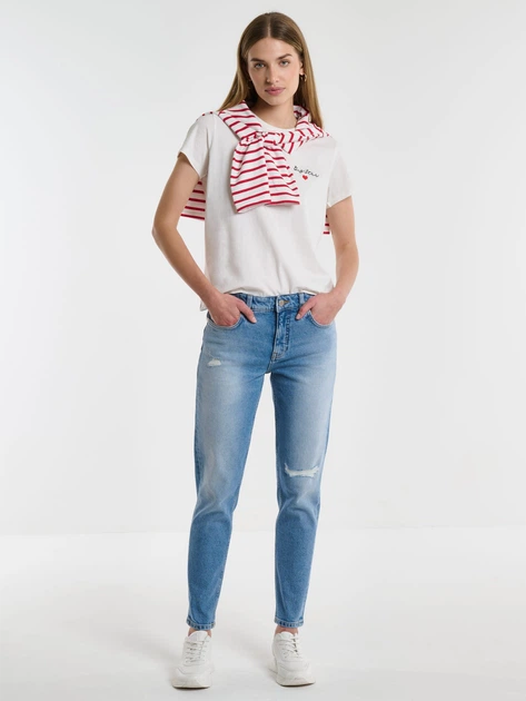 Джинси Slim fit жіночі Big Star Maggie-233 W25-L32 Сині (5900714702878) - зображення 5