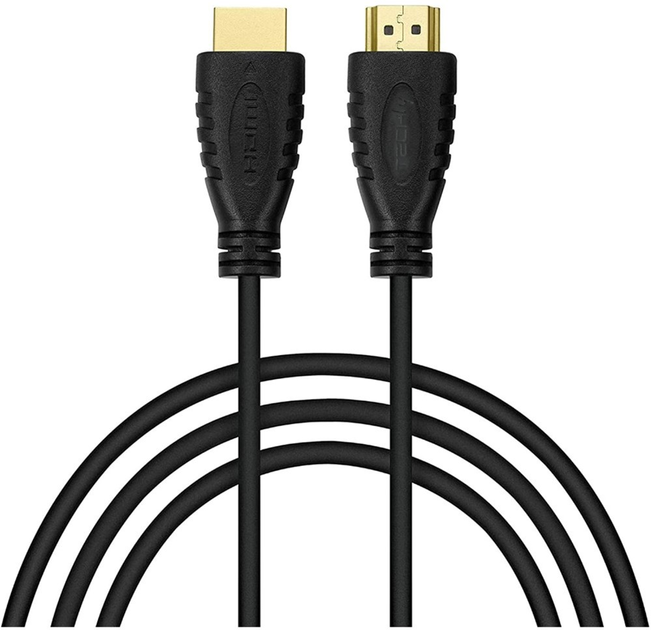 Kabel Techly HDMI - HDMI 2.0 M/M 0.5 m Black (8054529025893) - obraz 1